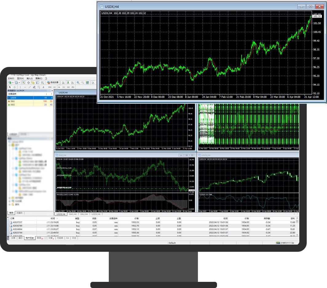 MetaTrader4平台展示